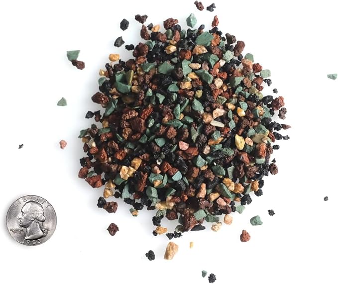 5LB Mix Lava Rocks for Plant Gravel Pebbles for Bonsai Succulent Potting Soil, Top Dressing and Terrarium Plants