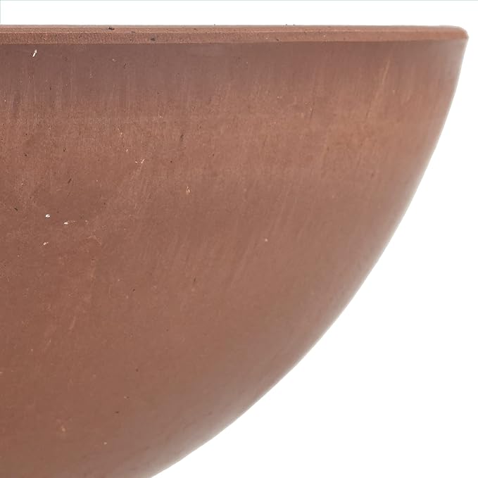 PSW Pot M30TC Collection Shallow Garden Bowl Low Planter for Succulents, Bonsai, Fairy Gardens, Herbs, 12-inch, Terra Cotta Color