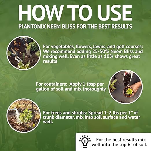 Coco Coir 650gm Bricks (5-Pack) + Neem Bliss (5lbs) - OMRI-Listed Coco Coir & Neem Seed Meal Fertilizer for Plants - All Natural Neem Cake Fertilizer - Organic Coco Coir for Plants, Herbs, Gardening