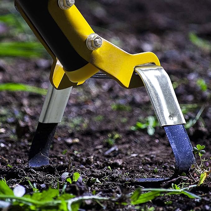 72 inch Garden Hoe, weeding tools for garden,Handheld Weeding Rake Planting Vegetables Farm,Sharp Durable Gardening Gifts for Hoe Garden Tool Traditional Steel Quenching Forging Process