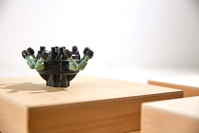 20-Pack Orbit 67000 Adjustable Flow 8-Port Drip Irrigation Manifold for 1/4 Inch Tube - Customized Watering for Your Garden