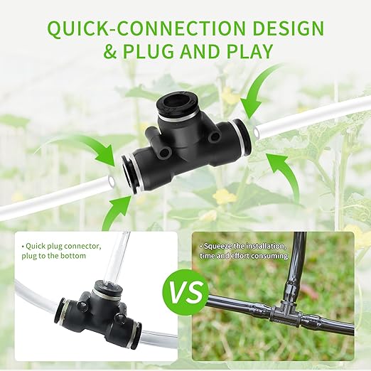 Automatic drip Irrigation System,DIY Indoor Plant Watering System,Self-Priming Pump, programmable Timer, Indoor Pot Plant Watering Device