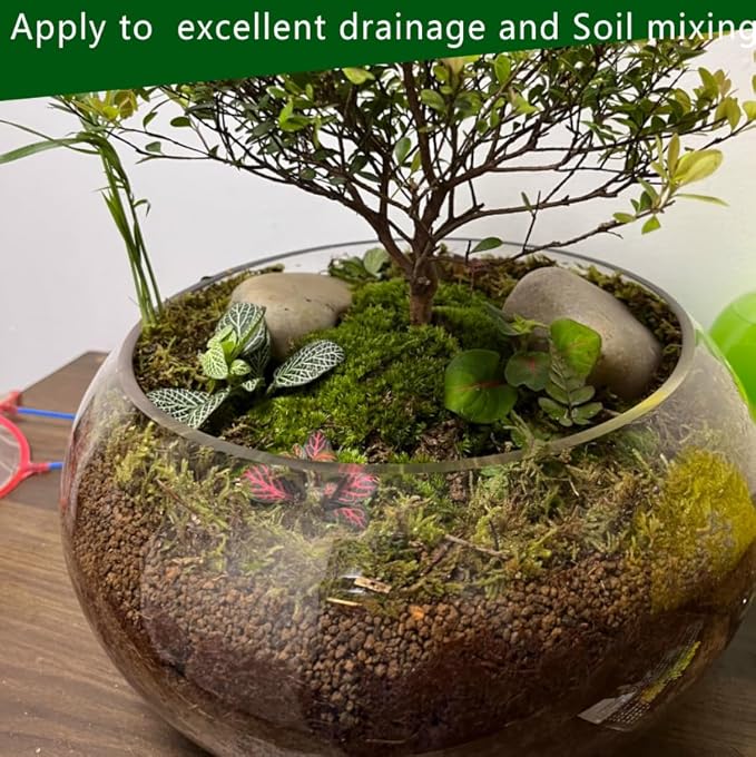 Horticultural Akadama Soil - Cactus Bonsai Succulent Soil Additive for Plants, Landscaping, Vase Fillers (18 LB, 1/4 inch)