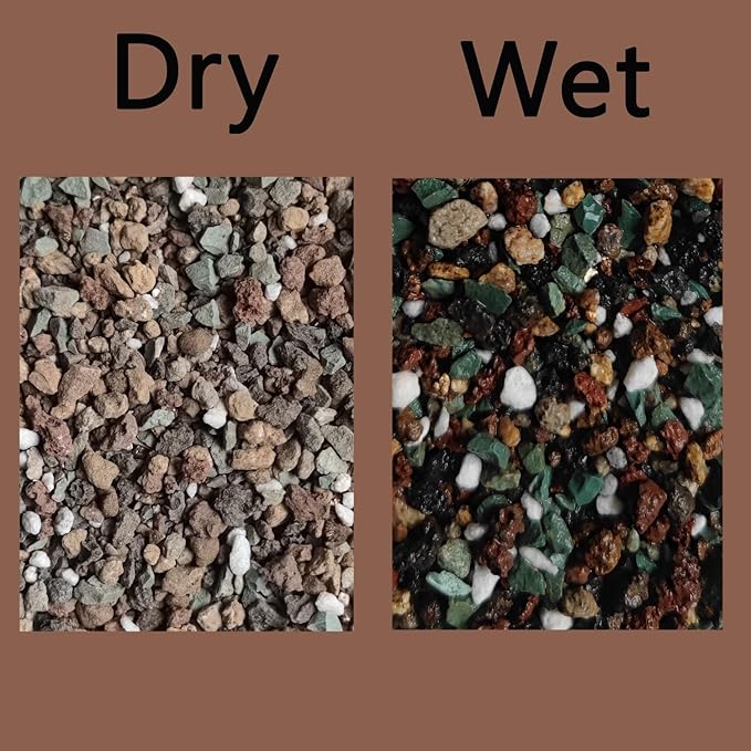 Mix Horticulturall 3lbs Lava Rocks Mixed Potting Soil for Plants Bonsai Succulents and Cacti Soil Decoration Gravel Volcanic Pumice Stones for Terrarium, Top Dressing, Fairy Gardening
