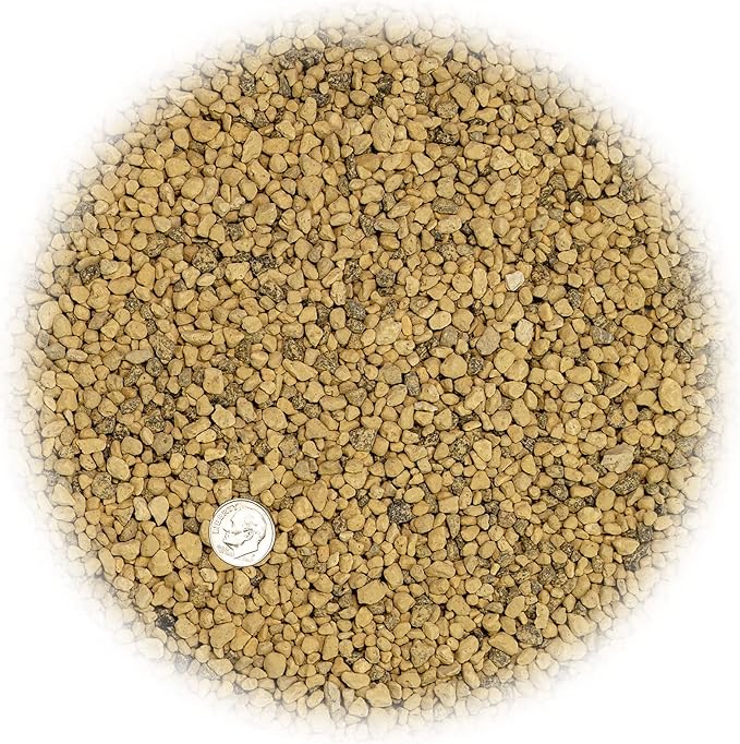 Pure Hard Akadama for Bonsai/Succulent Soil - (3mm-6mm) Small Grain for Cactus, Bonsai Plants Soil Amendment, Prevent Over Water, Provides Optimal Water Retention, Fast Drainage (4 Quart)