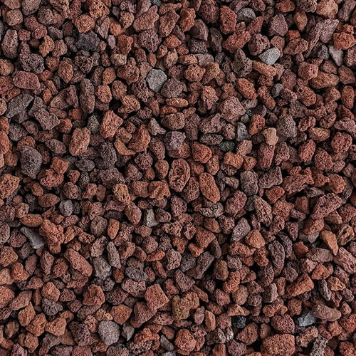 Red Lava Rocks for Plants Natural Horticultural Volcanic Rock (1/4" Size) (Mined in USA) (5-lb Bag)