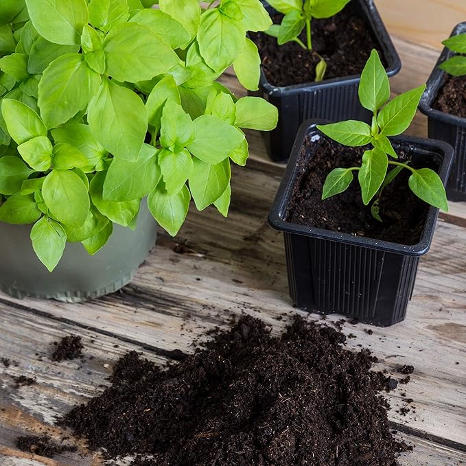 Minute Soil - Compressed Coco Coir Brick, Fiber Grow Medium, Potting Soil Indoor Plants and Outdoor Plants, 1 Block = 15 Gal Planting Soil, Peat Free OMRI Organic, Mountain Valley Seed Company
