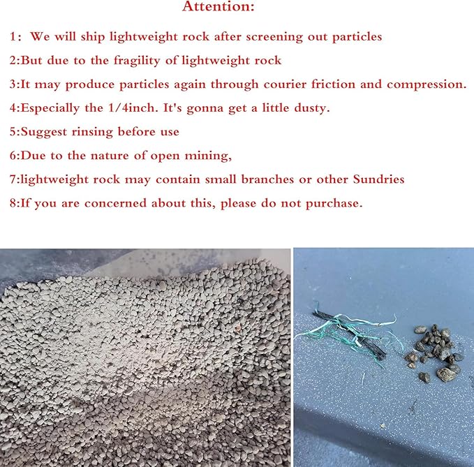 Organic Pumice for Bonsai and Horticultural 100% Natural- (1 gallons, 1/4 inch)