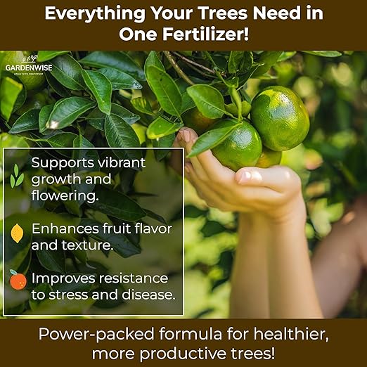 Professional Citrus Fertilizer + Vital Micronutrients; Perfect Balanced NPK for All Citrus; for Indoor and Outdoor Plants; Orange, Lime, Avocado and Lemon Tree Fertilizer (1 Quart)