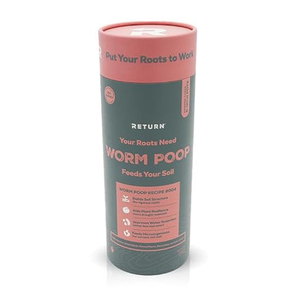 Worm Poop Recipe #004—1.5 qt—Earthworm castings Organic Matter Fertilizer Amendment— Eco-Friendly & Odor-Free Worm castings—for Indoor & Outdoor Plants, Vegetable Gardens, Lawns.