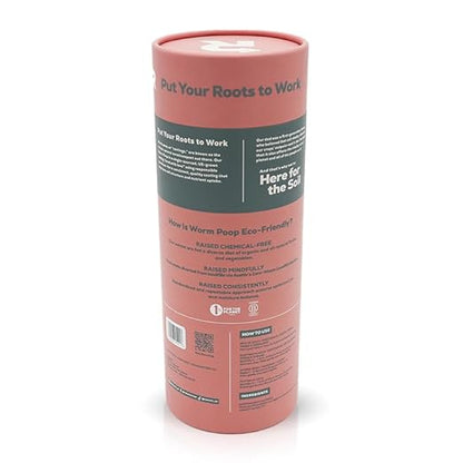 Worm Poop Recipe #004—1.5 qt—Earthworm castings Organic Matter Fertilizer Amendment— Eco-Friendly & Odor-Free Worm castings—for Indoor & Outdoor Plants, Vegetable Gardens, Lawns.