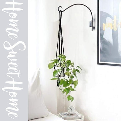 Swivel Bird Feeder Hanger Hook: Swivel Hanging Plant Bracket Outdoor - Wall Mount Swivel Hanging Hook for Bird Feeder 12-Inch