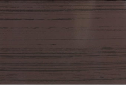 Garden Elements Indoor/Outdoor Glazed Brushed Happy Plastic Planter, Large, Dark Brown, 15"