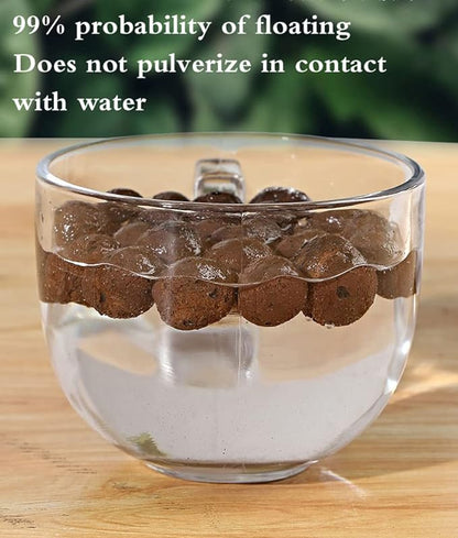 Voulosimi Clay Pebbles Hydroponic Rocks Organic Ceramsite Grow Media for Horticultural,Orchids,Drainage (18LB)