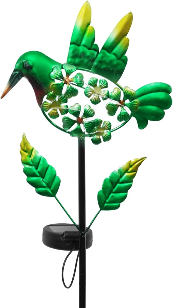 Putuo Decor Solar Garden Stake Light Outdoor Garden Decoration Hummingbird LED Light Outdoor Decorative Waterproof Patio Yard Pathway Garden.