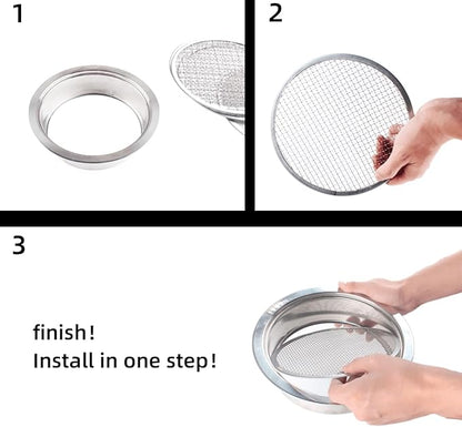 Garden Sieve Sifting Soil Sifter,5 Sieve Mesh Filter Sizes and Shovel, Stainless Stackable Gardening Sifting Screen Pan for Dirt, Sand, Rock, Filtration, Compost and Bonsai.