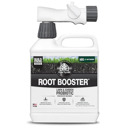 Turf Titan Root Booster Hose End – Lawn Probiotic & Garden Booster – Natural Liquid Probiotic for Lawn Care – Green Lawn Booster for Lawn Maintenance