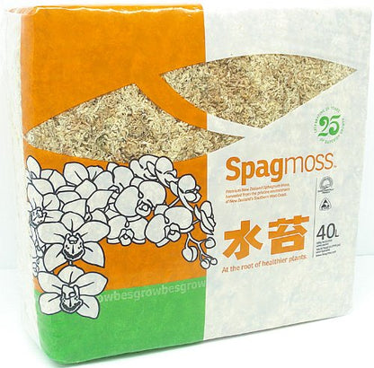 Premium New Zealand Sphagnum Moss, 500g (40L When Hydrated) - Harvested Sustainably from The Pristine West Coast of New Zealand's South Island