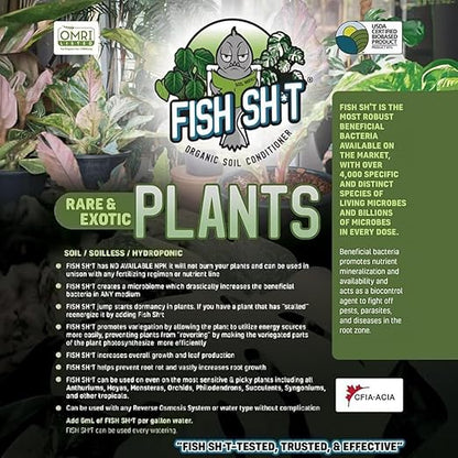 Fish Head Farms Organic Soil Conditioner for Yield and Flavor Enhancement. Improves Fertilizer Efficiency. Useful in Both Garden Soil and Hydroponics Applications - 500 Milliliter with 80 Milliliter