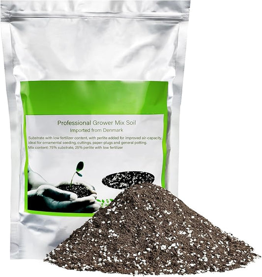 Succulent Cactus Potting Soil Mix (8 qt), All-Purpose Garden Soil for Indoor Outdoor Plants, Quick Drain Houseplant Orchid Bonsai Soil, Ready-to-Use Perlite Soil, Resealable Bag Design