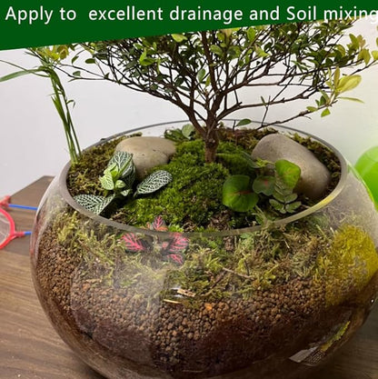 Horticultural Akadama Soil - Cactus Bonsai Succulent Soil Additive for Plants, Landscaping, Vase Fillers (18 LB, 1/4 inch)