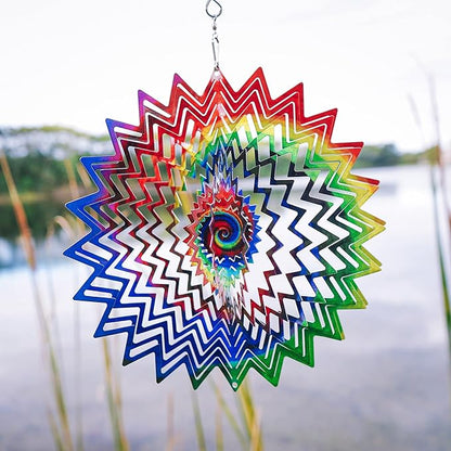 VP Home Celestial Planet Kinetic Wind Spinner for Yard and Garden Wind Spinner Outdoor Metal Large Hanging Plantary Decor 3D Garden Art Wind Sculpture Spinners Kinetic Art Garden Decorations