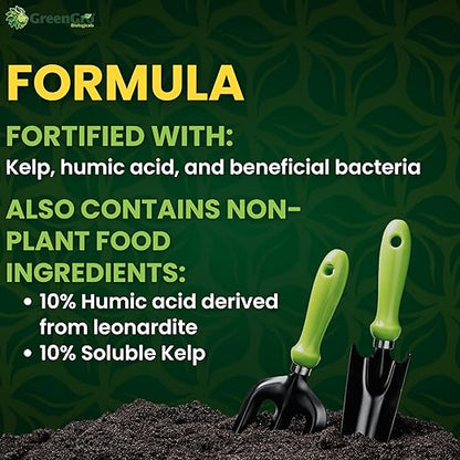 GreenGro Premium Ultrafine Myco - Mycorrhizal Inoculant & Water Soluble Root Enhancer from Superior Strains/Improves Nutrient Uptake & Eases Transplant/Indoor & Outdoor Plant Fertilizer (8 oz)
