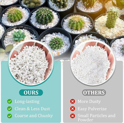 Legigo 20 Quarts Organic Horticultural Perlite for Plants Indoor- Natural Horticultural Soil Additive Conditioner Mix for Improves Drainage, Ventilation and Root Growth