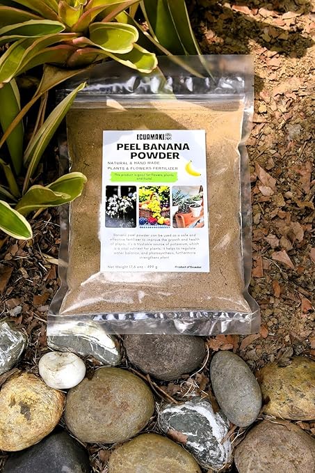 2 Pack Natural Banana Peel Powder Fertilizer, Nutrient-Rich Potassium Fertilizer, Slow Release Fertilizer for Thriving Gardens and Indoor Plant Fertilizer, 100% Pure and Concentrated