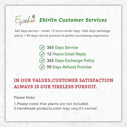 Ekirlin 9 inch Plant Pots,Ceramic Flower Planters Indoor,Modern Succulents Containers with Drain Hole Saucer,Decorate Home,Office & Outdoor (Black)