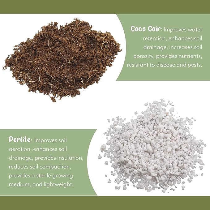 Hanging Planter Potting Soil Mix (4 Quarts), Lightweight Potting Mix Optimized for Indoor/Outdoor Hanging Pots/Baskets