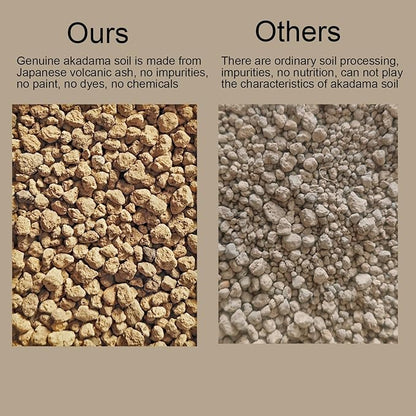 Akadama Bonsai Soil 5lbs Horticultural Potting Soil Amendment Cacti Succulent Plant Soil, Prevent Over Water, Provides Optimal Water Retention, Fast Drainage