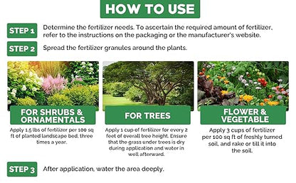 6-6-6 All-Purpose Professional Plant Food Fertilizer; Ideal for Winter Care & Spring Feeding, Perfect Balanced NPK for Indoor and Outdoor Plants (4 QUARTS)