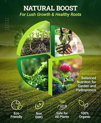 FoxFarm BushDoctor Sledgehammer - Rinse Formula with Yucca Saponin, Clears Fertilizer Buildup, Enhances Root Moisture Absorption - Perfect for Hydroponic and Soil Application (Gallon)