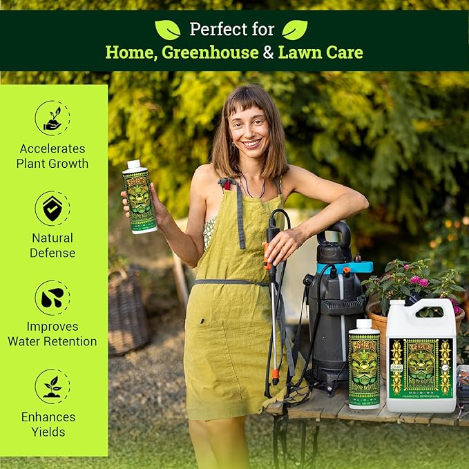 FoxFarm Bushdoctor Kelp Me Kelp You Fertilizer, Liquid Seaweed Extract for Plants, Vegetables, & Flowers - Promotes Root Growth & Soil Health - Perfect for Hydroponics & Soil, NPK 0.5-0-0.5 (Pint)