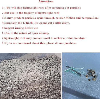 Organic Pumice for Bonsai and Horticultural 100% Natural- (1 gallons, 1/4 inch)
