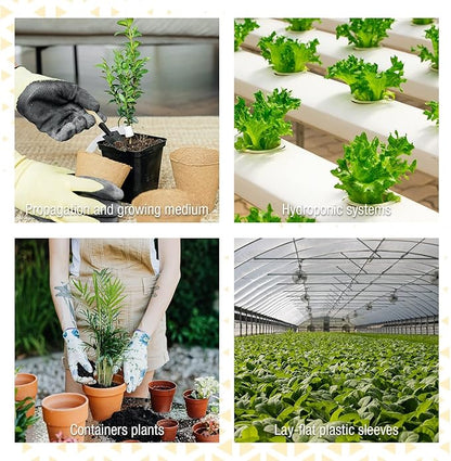 Perlite Horticultural Soil Amendment – Enhances Drainage and Aeration for Plants, Ideal for Root Cuttings, Seedlings, and Hydroponic Systems, OMRI-Listed, 100% Organic (24 QT)