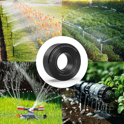 18/8 Solid Sprinkler System Wire 100ft, 18 Gauge Irrigation Wires PVC Jacket Sprinkler Cable for Underground Irrigation Valves Field Central Control System