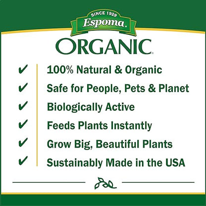Espoma 8 Ounce Concentrated Organic Indoor Plant Food - Indoor Plant Fertilizer for Large & Small Plants Like Pothos, Fiddle Leaf Fig, Monstera, Snake & Palms - Pack of 3