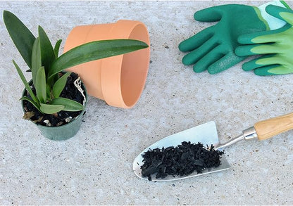 Horticultural Charcoal for Indoor Plants (2 Quarts), Hardwood Soil Additive for Orchids, Terrariums, and Gardening