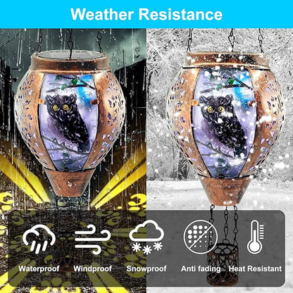 Solar Hot Air Balloon Lantern Warm White Light, Solar Hot Air Balloon Waterproof Lantern, Suitable for Garden Farmhouse Decoration (GardenGnome2pcs)
