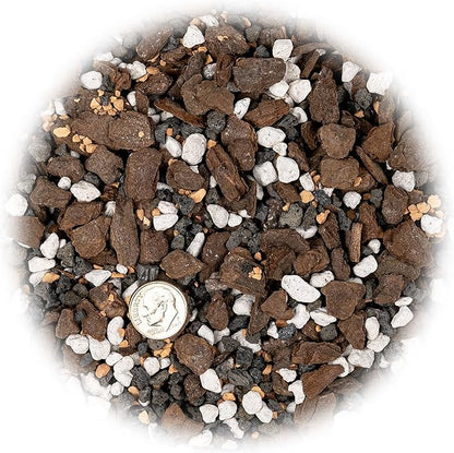 Premium Bonsai Soil All Purpose Fast Draining Mix - 10 Quart - Pumice, Lava, Calcined Clay and Pine Bark Potting Pre Mixed Bonsai Plant Soil Mixture by GARDENERA - Made in USA - (2 Bags of 5QT)